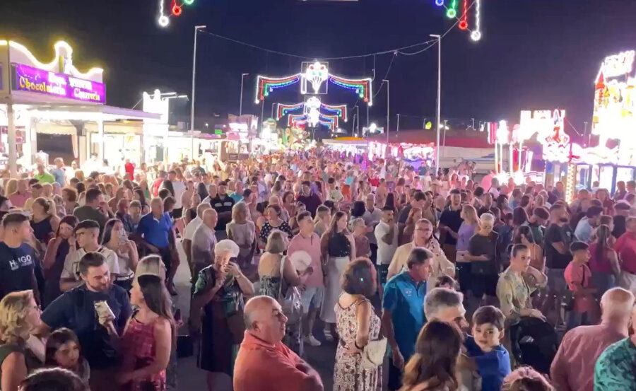 La feria de Santa Ana 2024 transcurre sin incidentes y marcada por las altas temperaturas